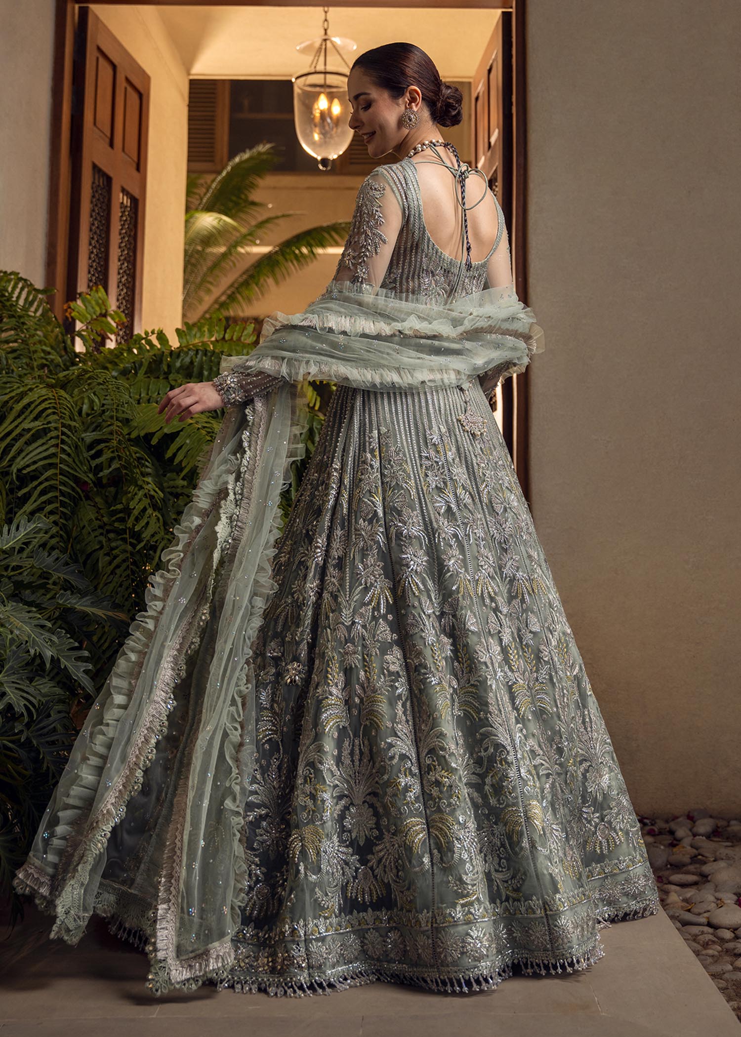 Alternative view of Crimson Bridal Collection Net Maxi Replica