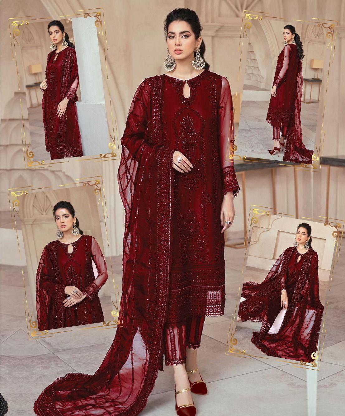 Mushq Opium Maroon Formal Collection Net Replica