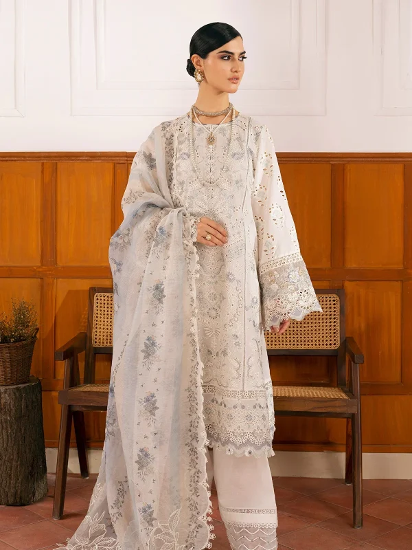 Baroque Off-White Luxury Lawn Collection Replica