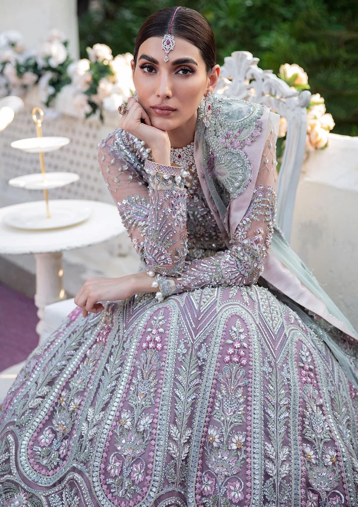 Elaf Shehr Bano Bridal Collection Net Maxi Replica - Image 4