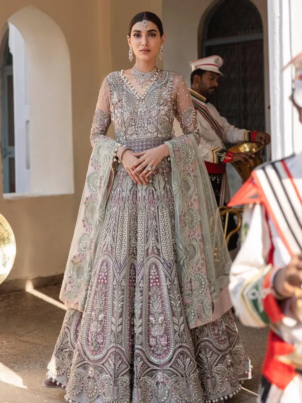 Elaf Shehr Bano Bridal Collection Net Maxi Replica