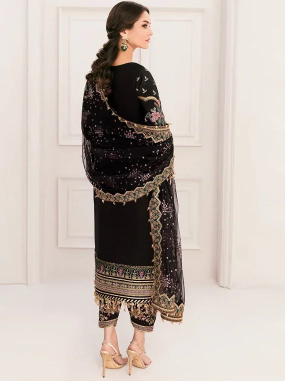 Baroque Black Formal Collection Net Replica - Image 2