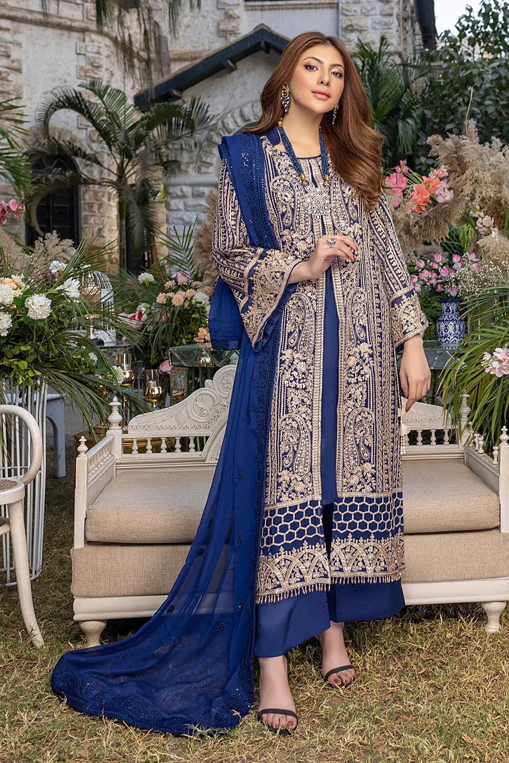 Azure Blue Formal Collection Chiffon Replica