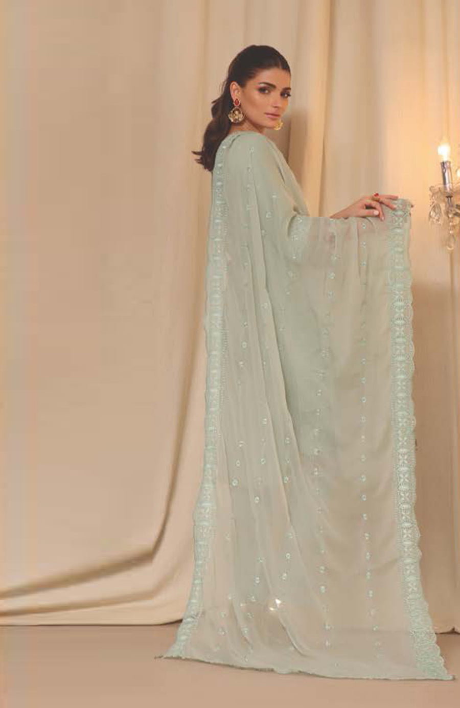 Adan Libas Pistachio Luxury Lawn Collection Replica - Image 2