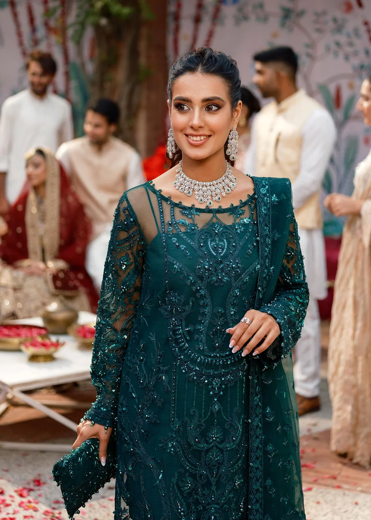 Kanwal Malik Zinc Exclusive Formal Collection Organza Replica - Image 3