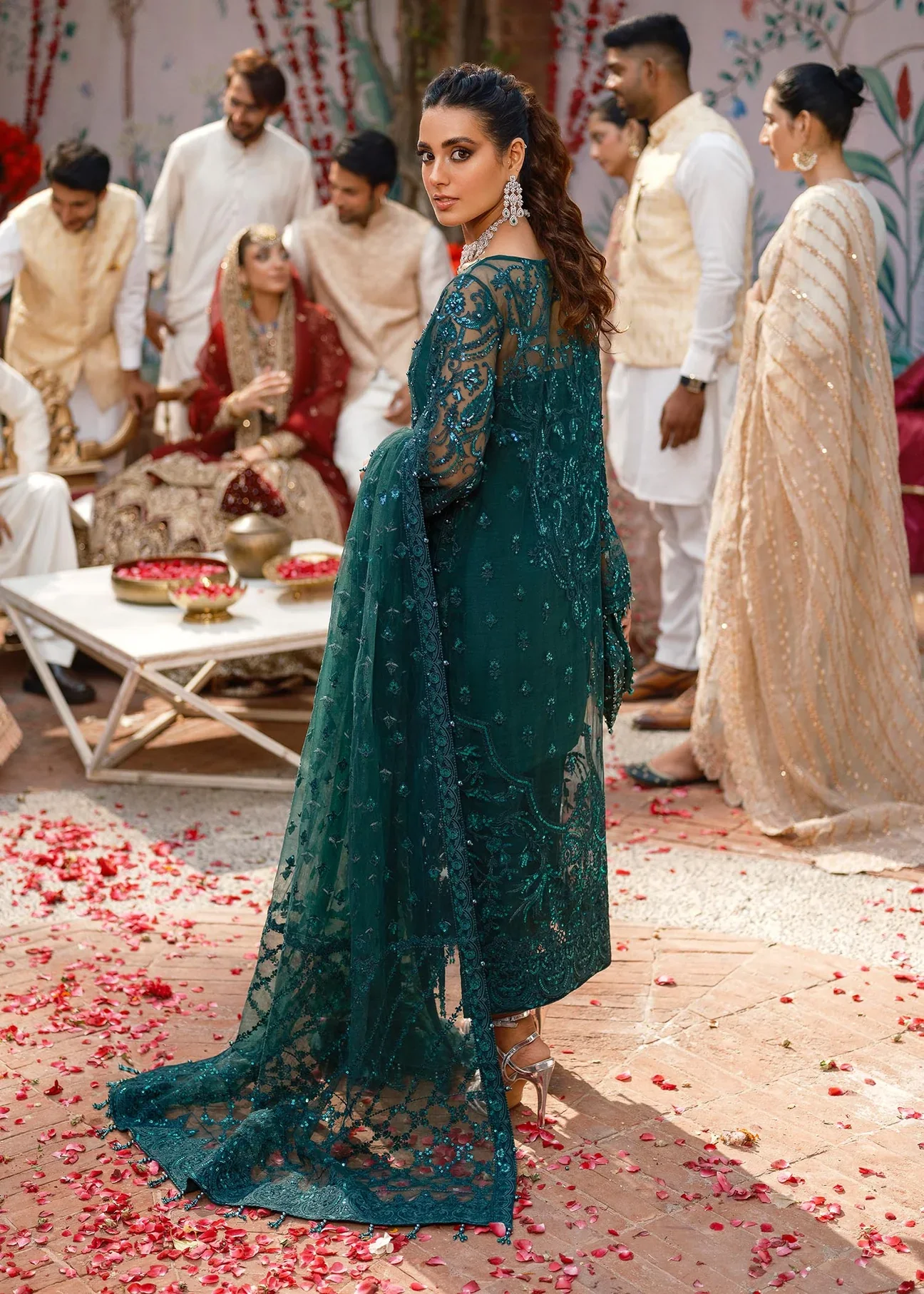Kanwal Malik Zinc Exclusive Formal Collection Organza Replica - Image 2