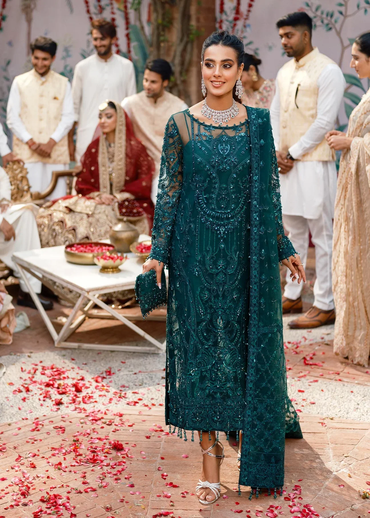 Kanwal Malik Zinc Exclusive Formal Collection Organza Replica