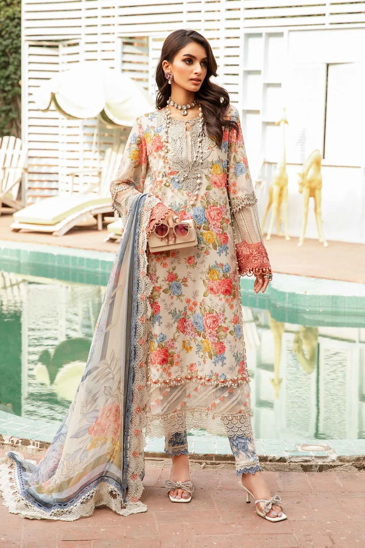 Maria B Multi Digital Printed Lawn Collection Replica