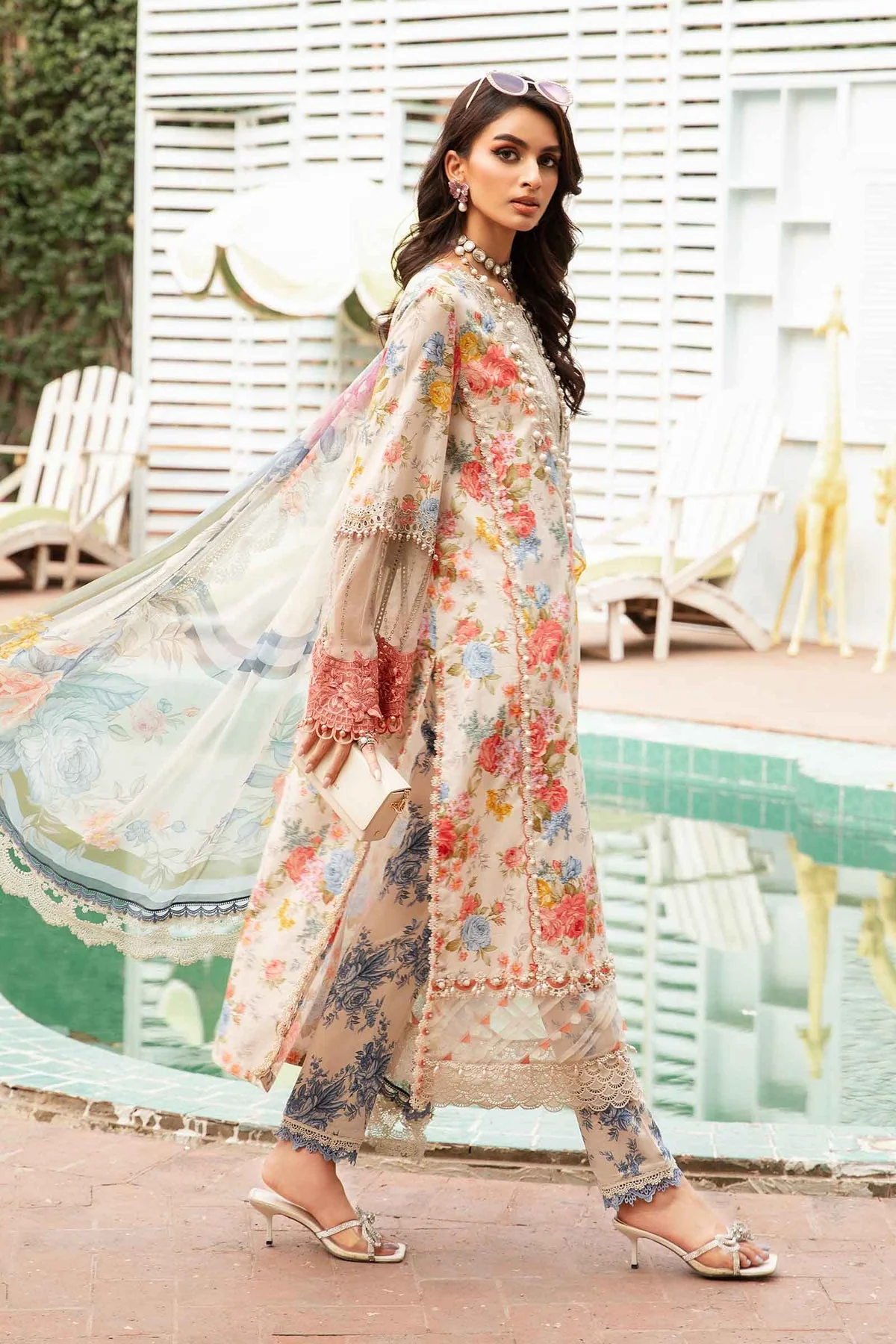 Maria B Multi Digital Printed Lawn Collection Replica - Image 5