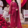 Kanwal Malik Shocking Pink Formal Net Collection Replica