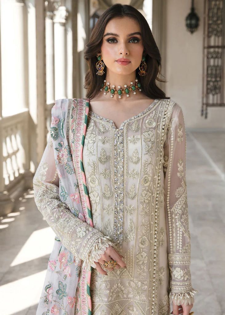 Gulaal White Formal Collection Chiffon Replica - Image 4