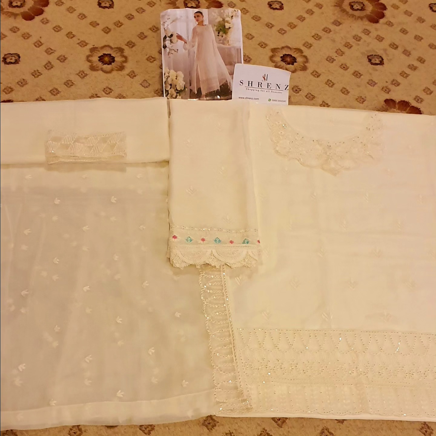 Azure White Formal Collection Chiffon Replica - Image 6