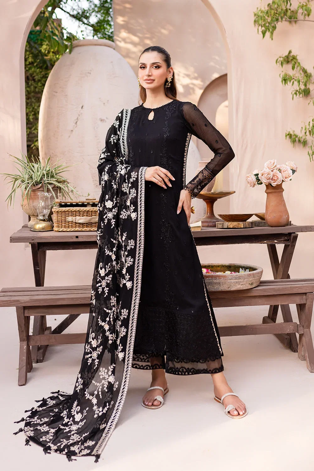 Azure Black Formal Collection Chiffon Replica