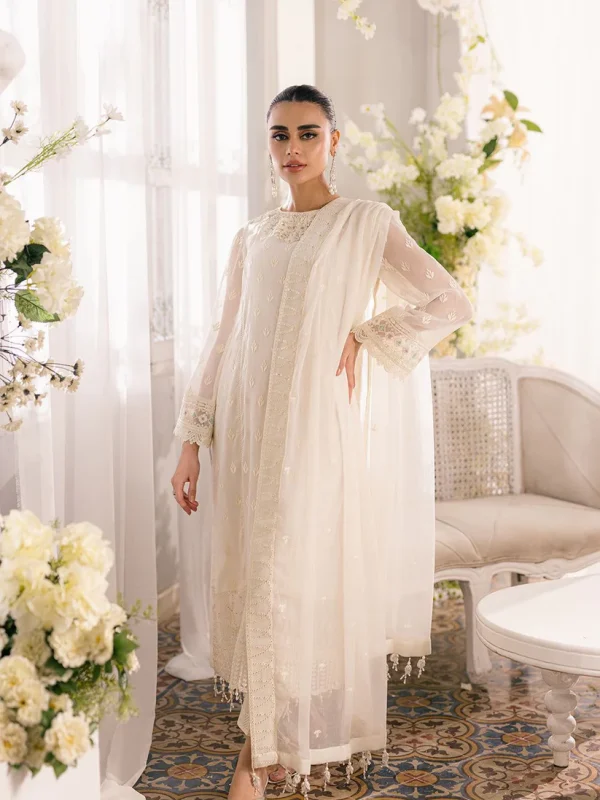 Azure White Formal Collection Chiffon Replica