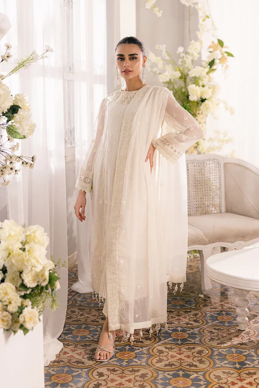 Azure White Formal Collection Chiffon Replica