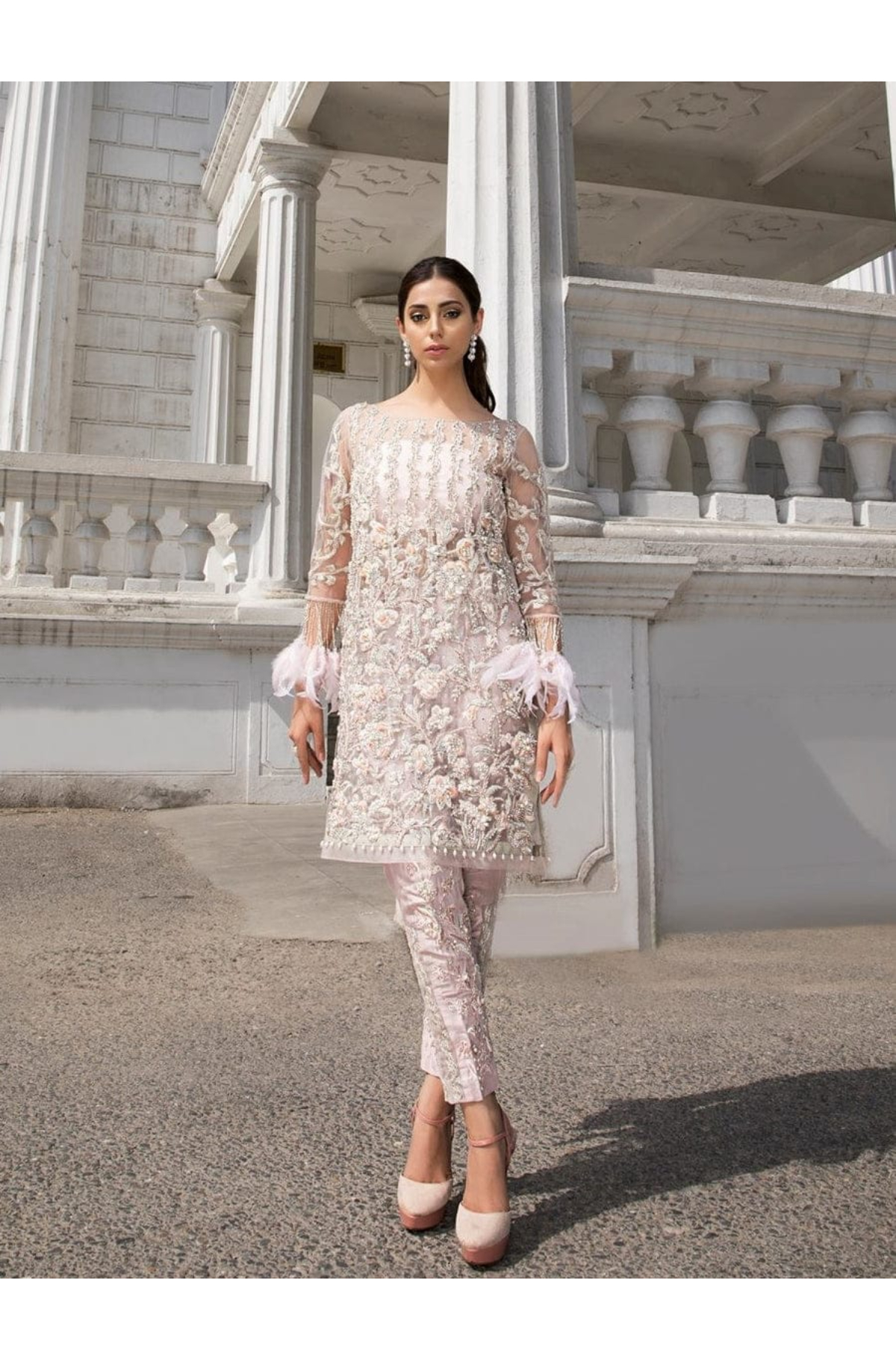 Erum Khan Formal Collection Net Replica