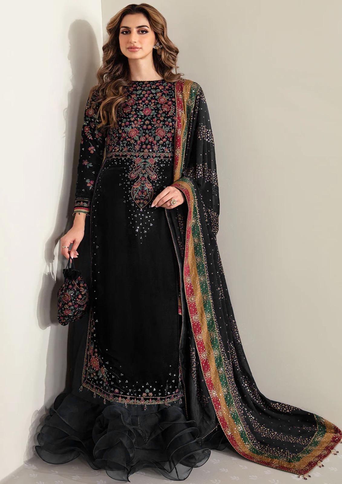 Jazmin Black Formal Collection Velvet Replica