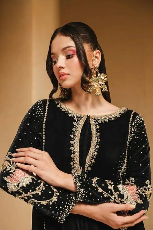 Khakaa Luxury Black Formal Collection Velvet Replica - Image 2