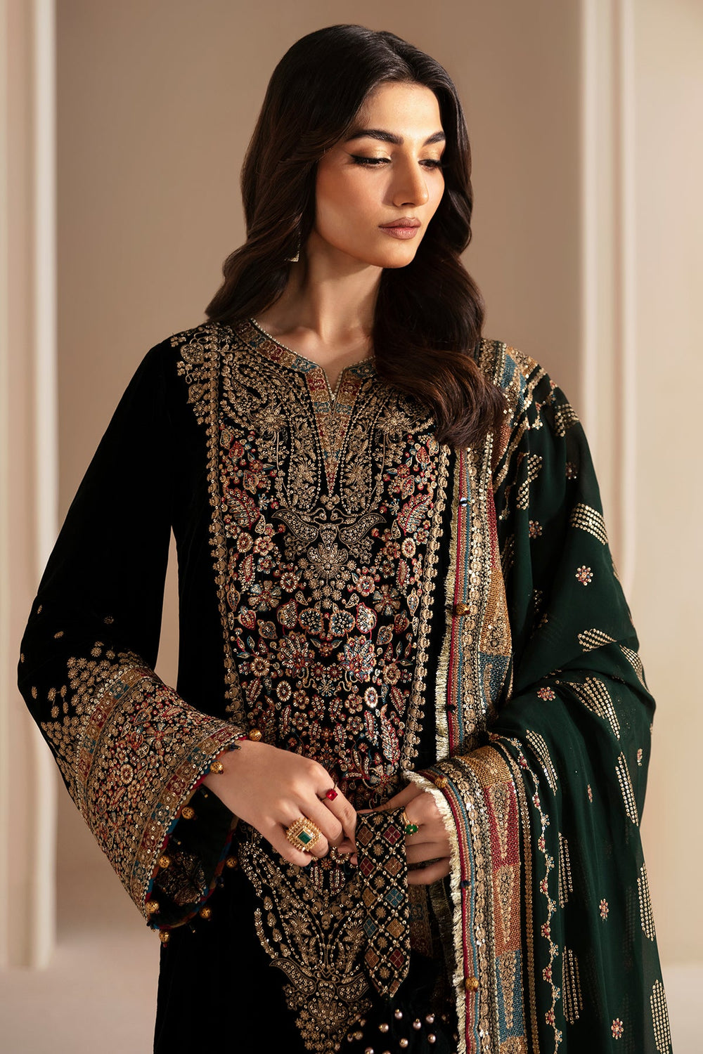 Jazmin Green Formal Collection Velvet Replica - Image 4
