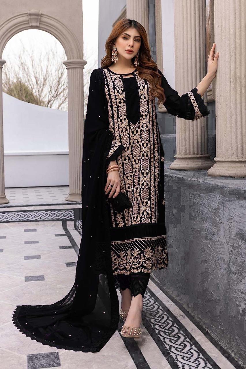 Azure Black Formal Collection Chiffon Replica