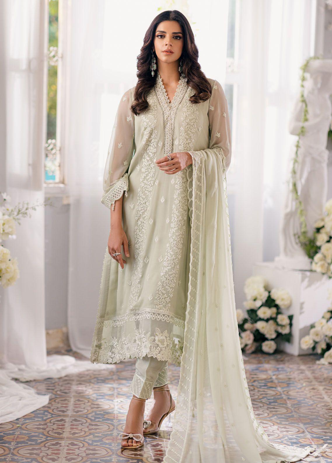 Azure Pistachio Formal Collection Chiffon Replica