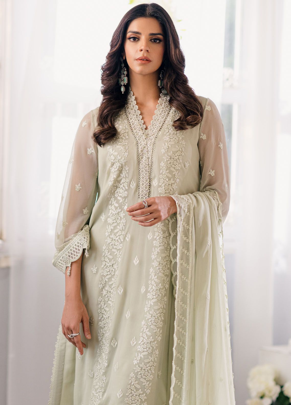 Azure Pistachio Formal Collection Chiffon Replica - Image 6