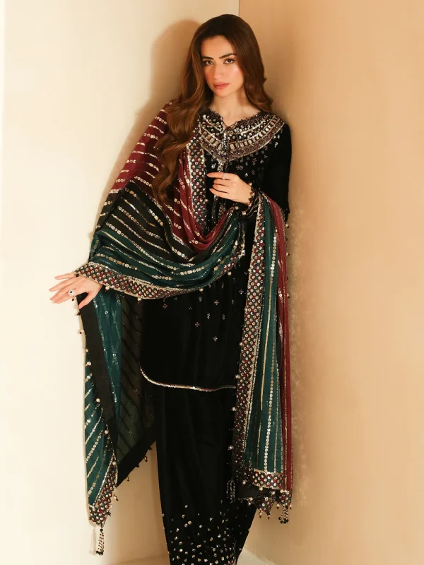 Jazmin Black Formal Collection Velvet Replica