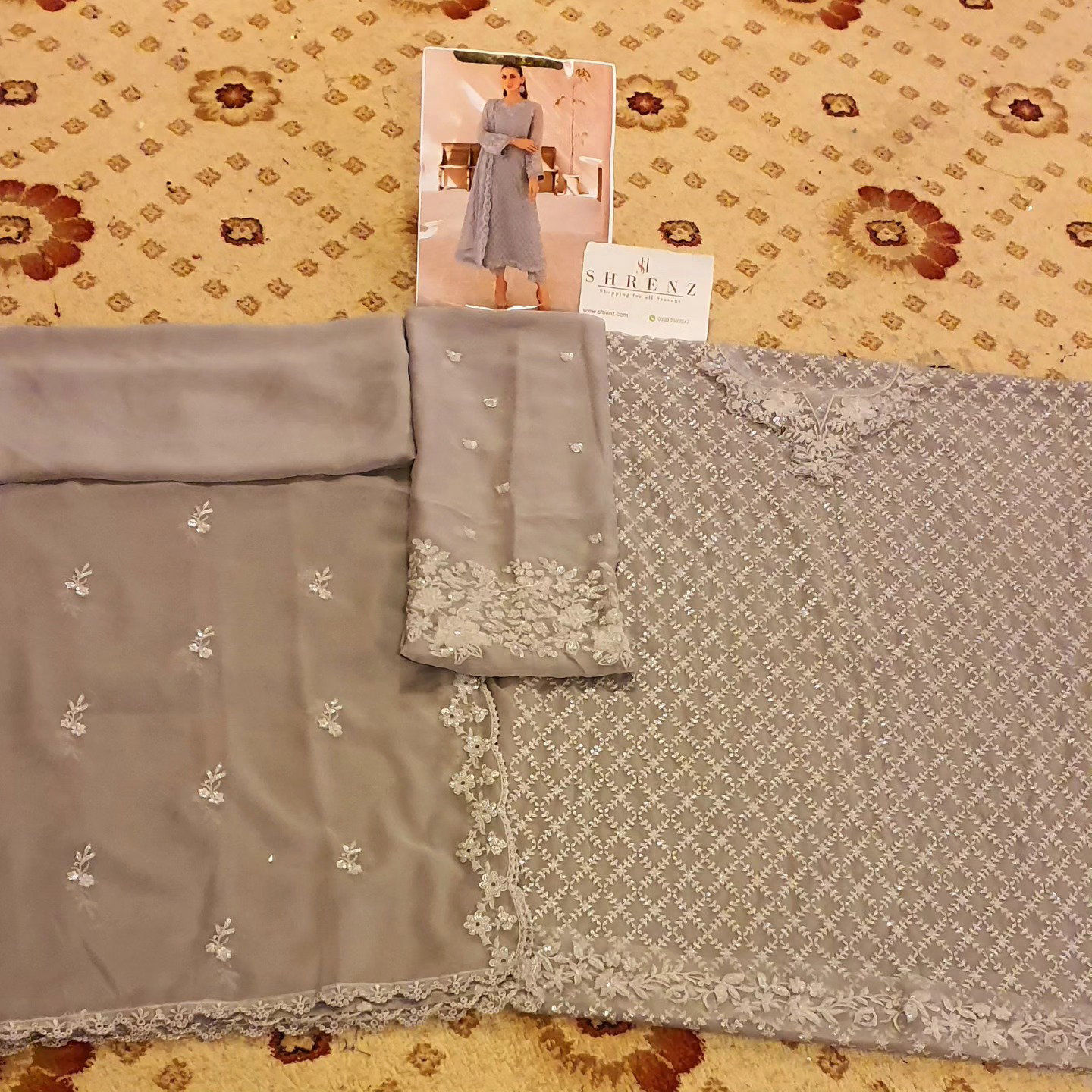 Azure Grey Formal Collection Chiffon Replica - Image 6
