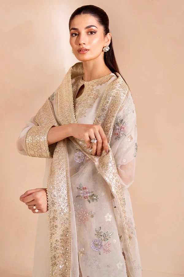 Farasha White Formal Collection Chiffon Replica - Image 3