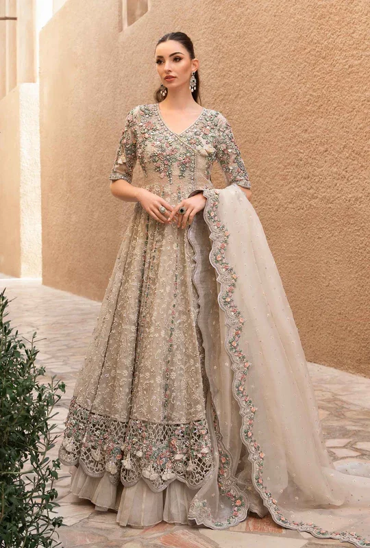 Maria B Skin Bridal Maxi Collection Organza Replica