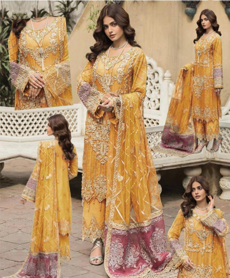 Imrozia Yellow Formal Collection Net Replica