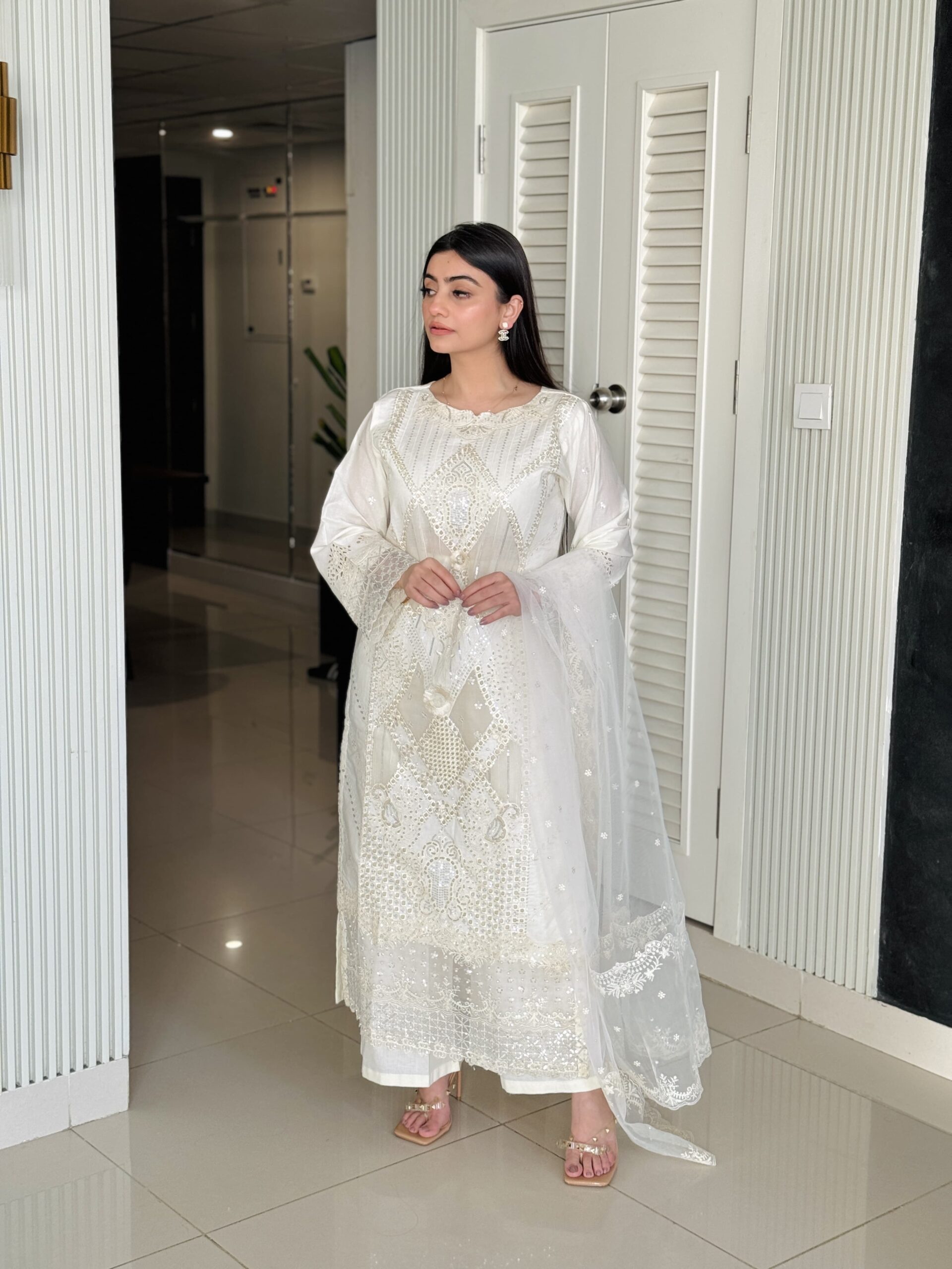 Shrenz 3 Piece Stitched Lawn Pret Collection