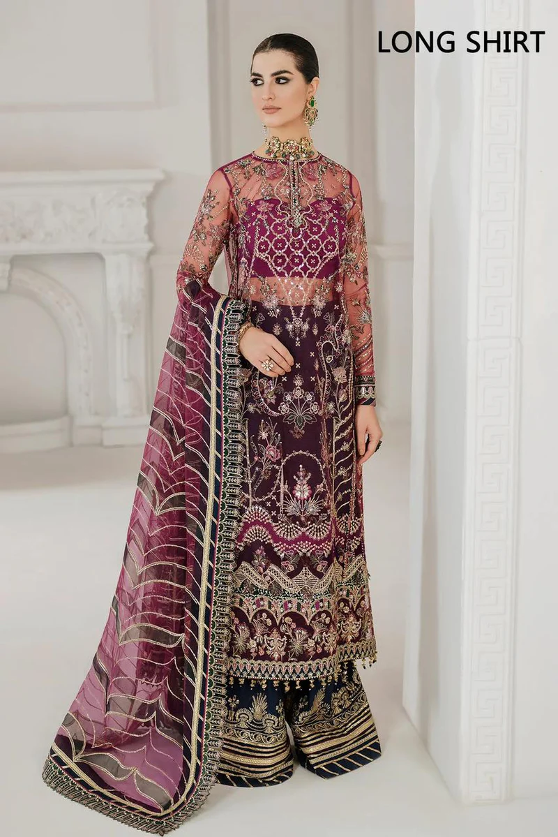 Baroque Magenta Formal Collection Net Replica