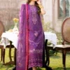 Bin Ilyas Purple Luxury Lawn Collection Replica