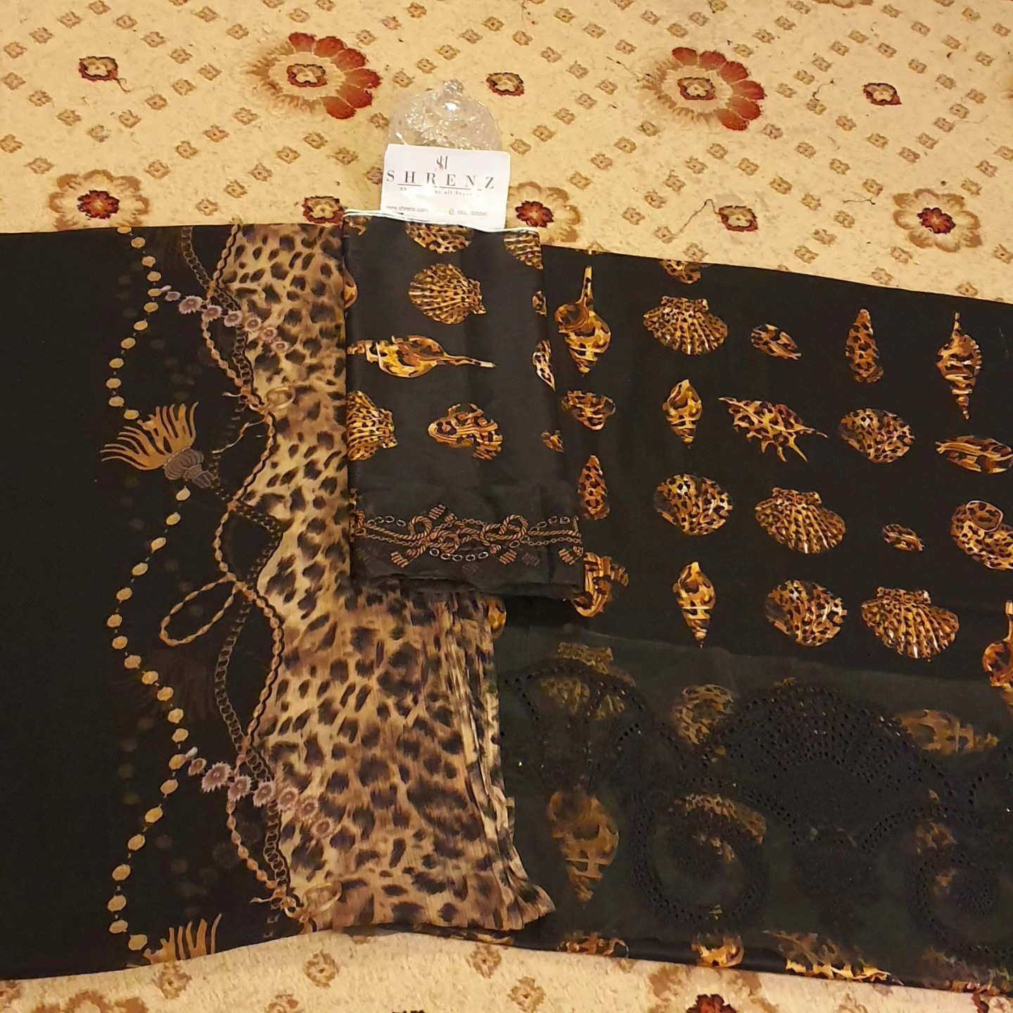 Maria B Black Digital Printed Lawn Collection Replica - Image 6
