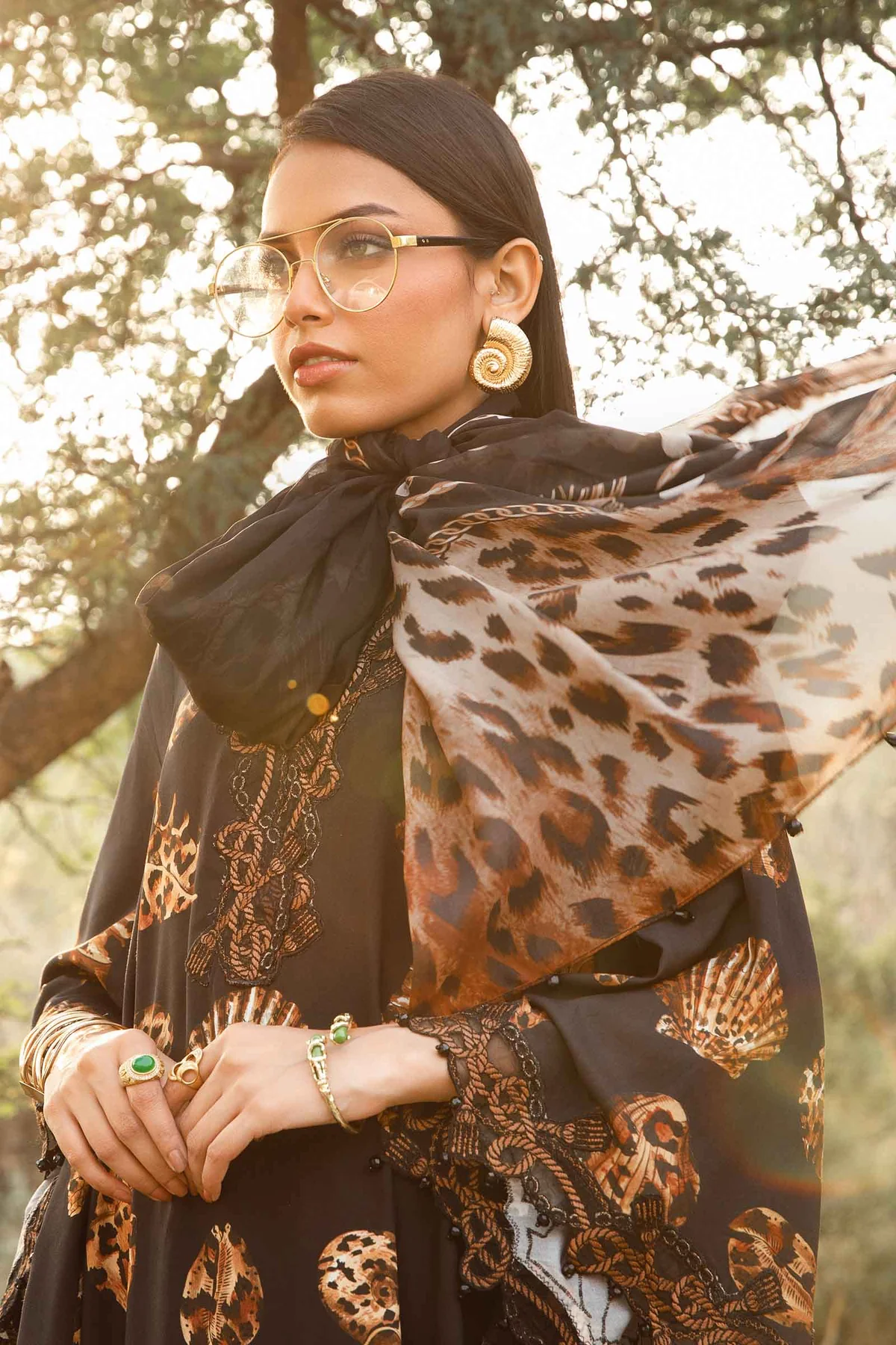 Maria B Black Digital Printed Lawn Collection Replica - Image 2