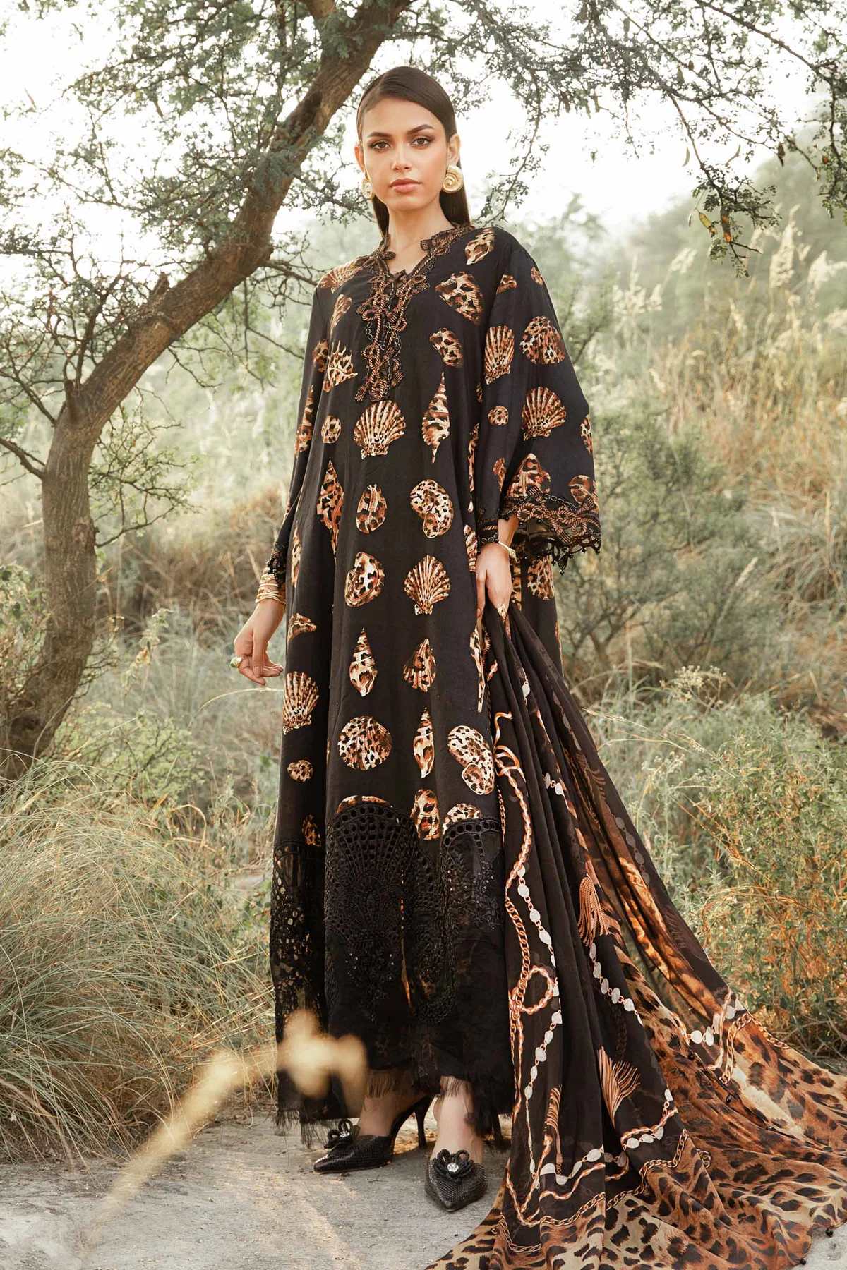 Maria B Black Digital Printed Lawn Collection Replica