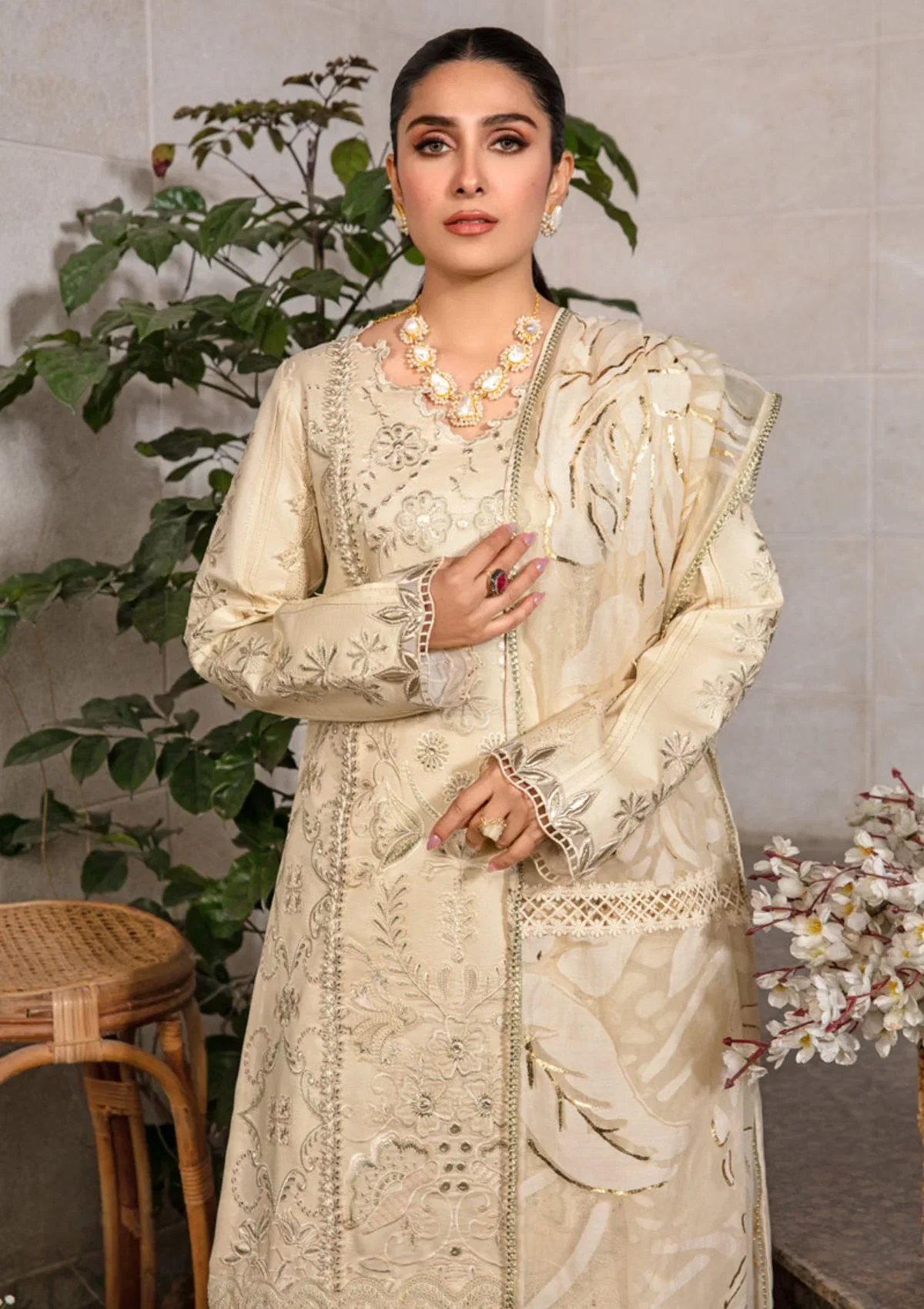 Alternative view of Rang Rasiya Skin Luxury Lawn Collection Replica