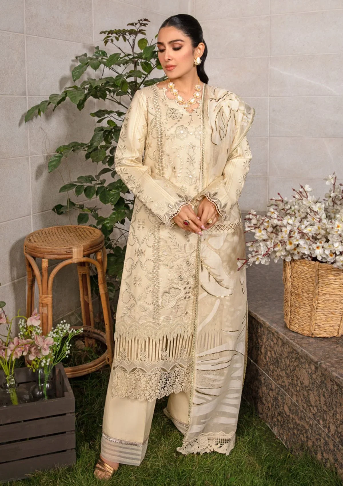 Rang Rasiya Skin Luxury Lawn Collection Replica