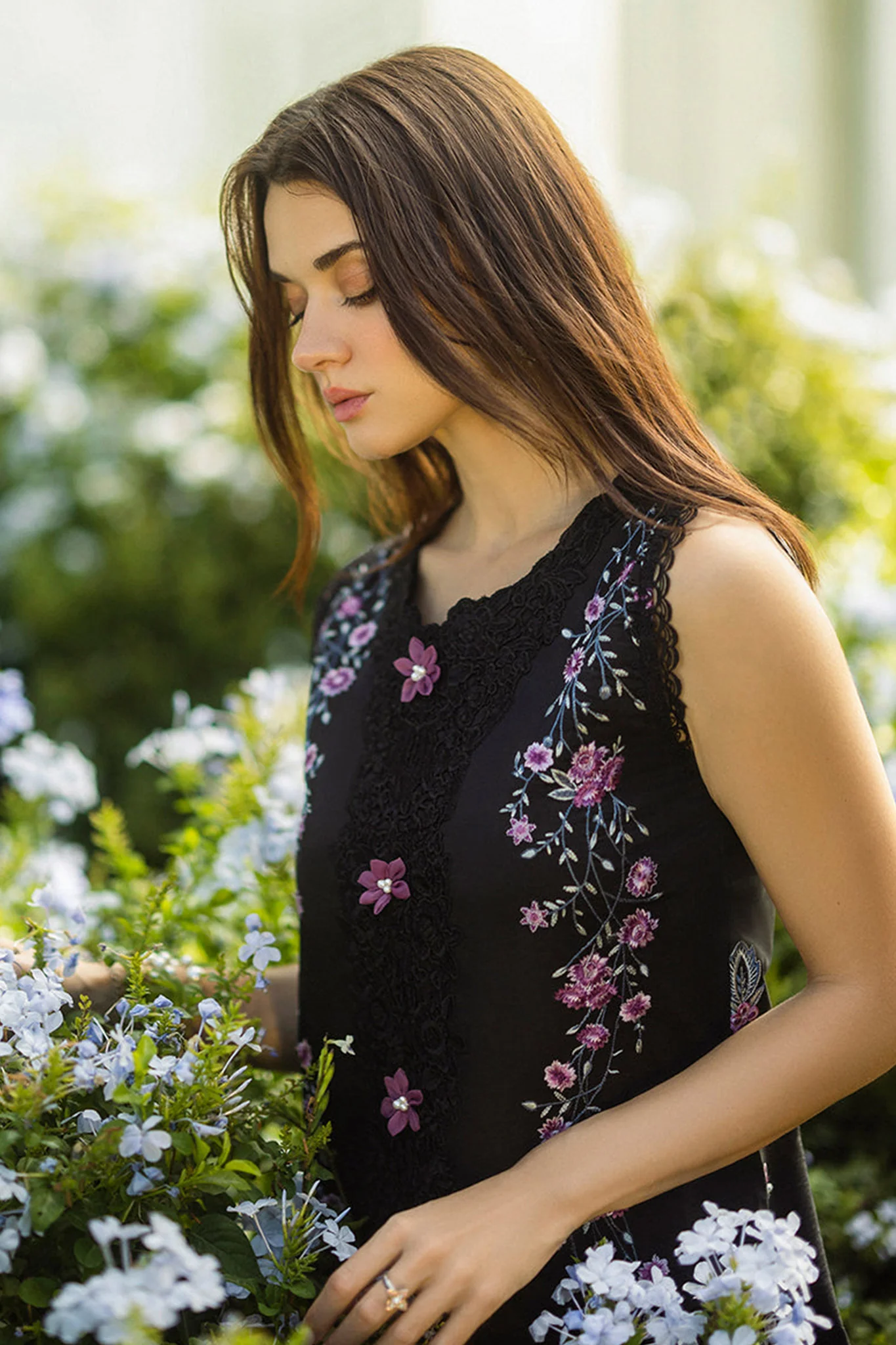 Mushq Black Luxury Lawn Collection Replica - Image 5