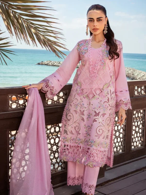 Rang Rasiya Pink Luxury Lawn Collection Replica