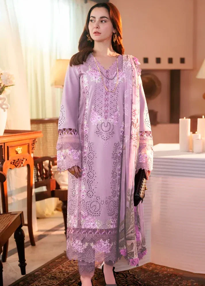 Jade Purple Luxury Lawn Collection Replica