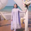 Imrozia Purple Luxury Lawn Collection Replica