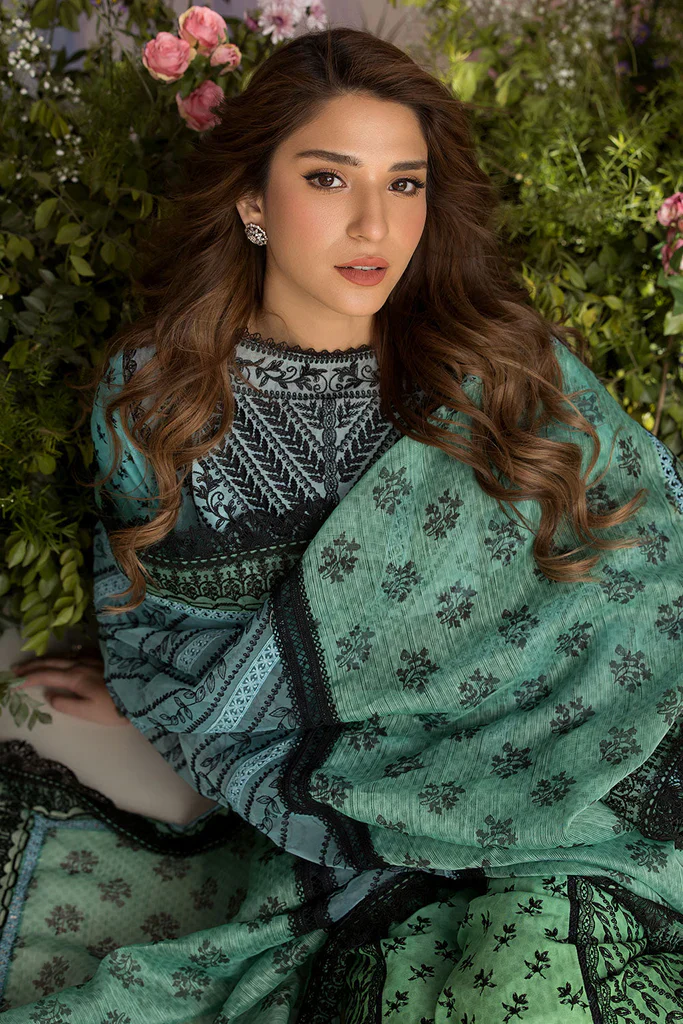 Sobia Nazir Tiedie Luxury Lawn Collection Replica - Image 3