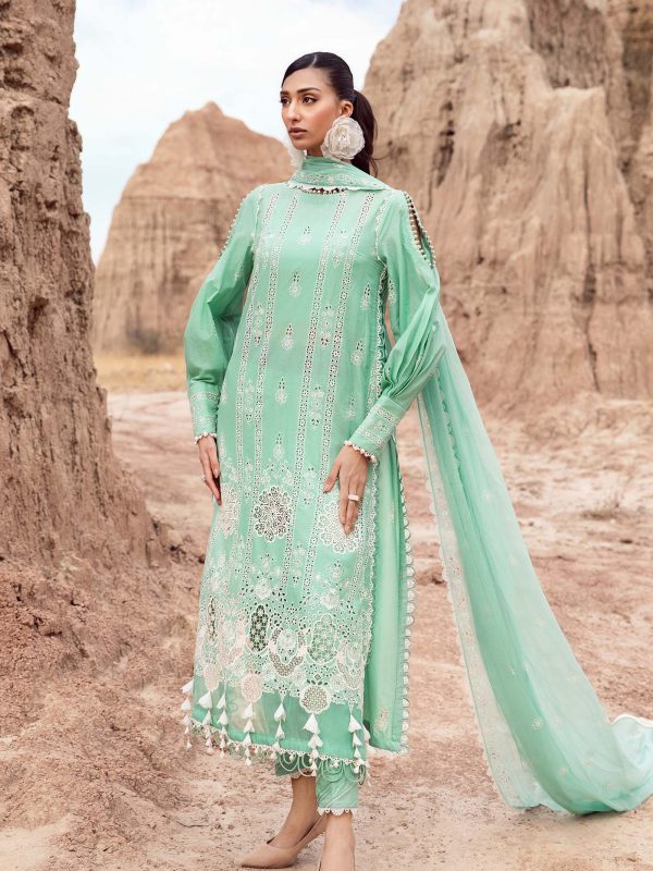 Maria B Green Luxury Lawn Collection Replica