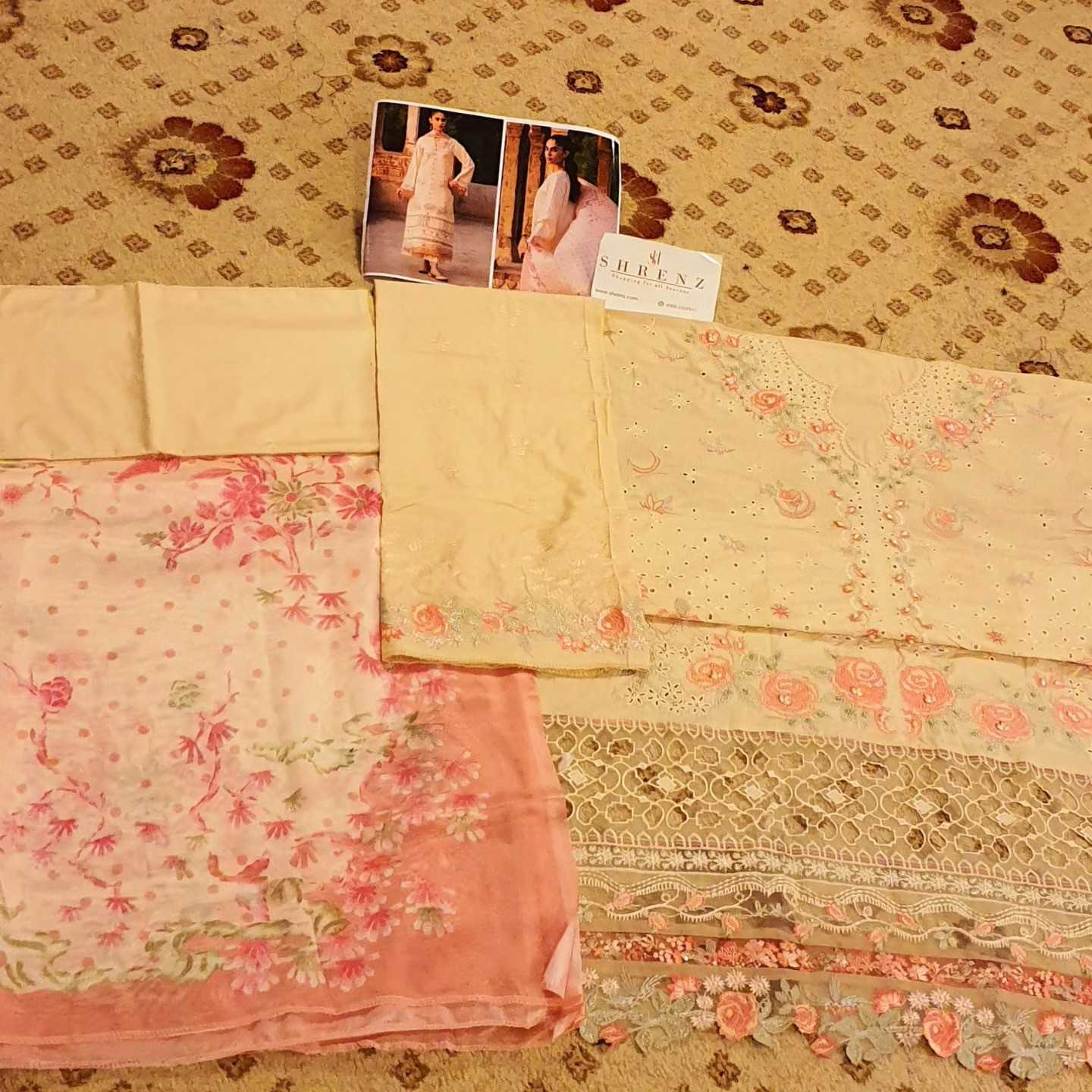 Bin Ilyas Skin Luxury Lawn Collection Replica - Image 6