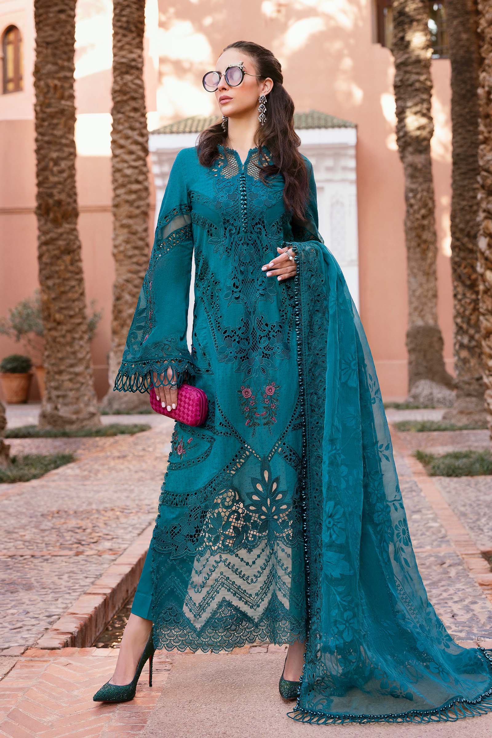 Maria B Blue Luxury Lawn Collection Replica