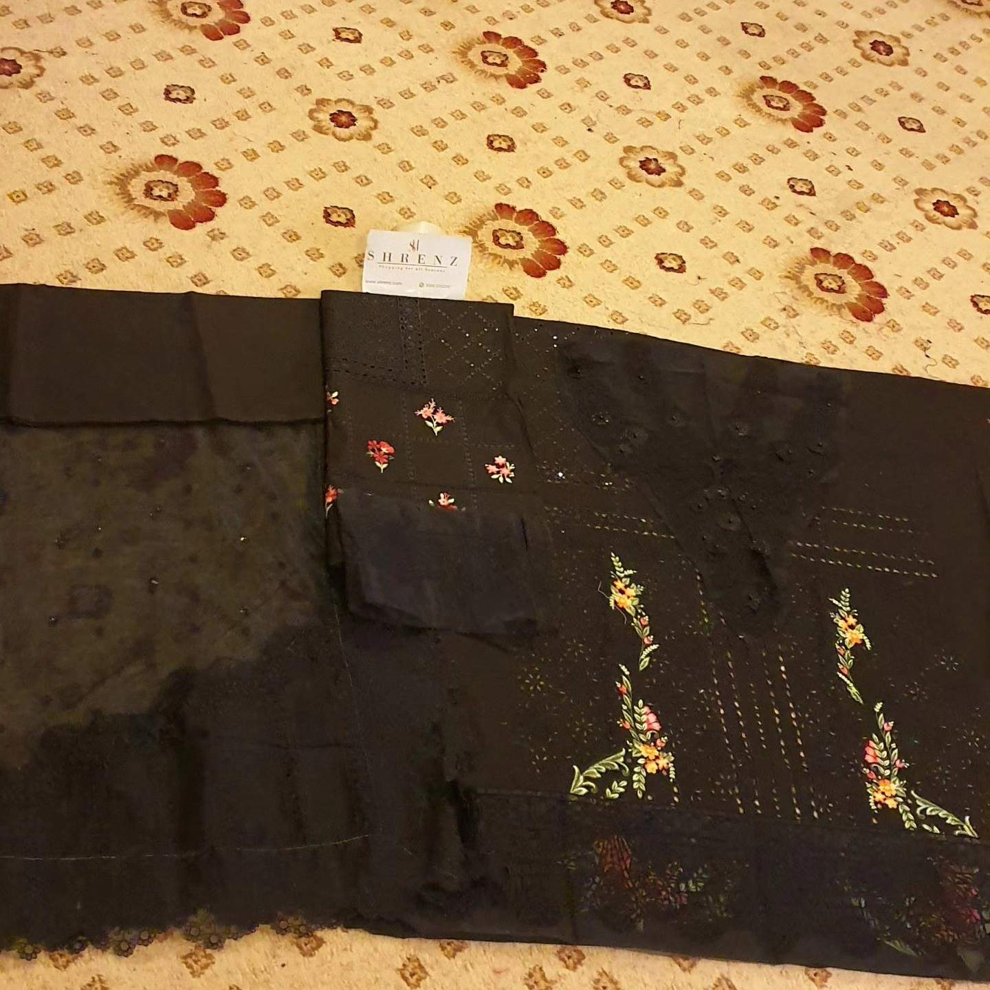 Maria B Black Luxury Lawn Collection Replica - Image 6