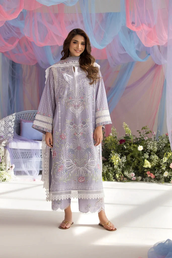 Sobia Nazir Mauve Luxury Lawn Collection Replica