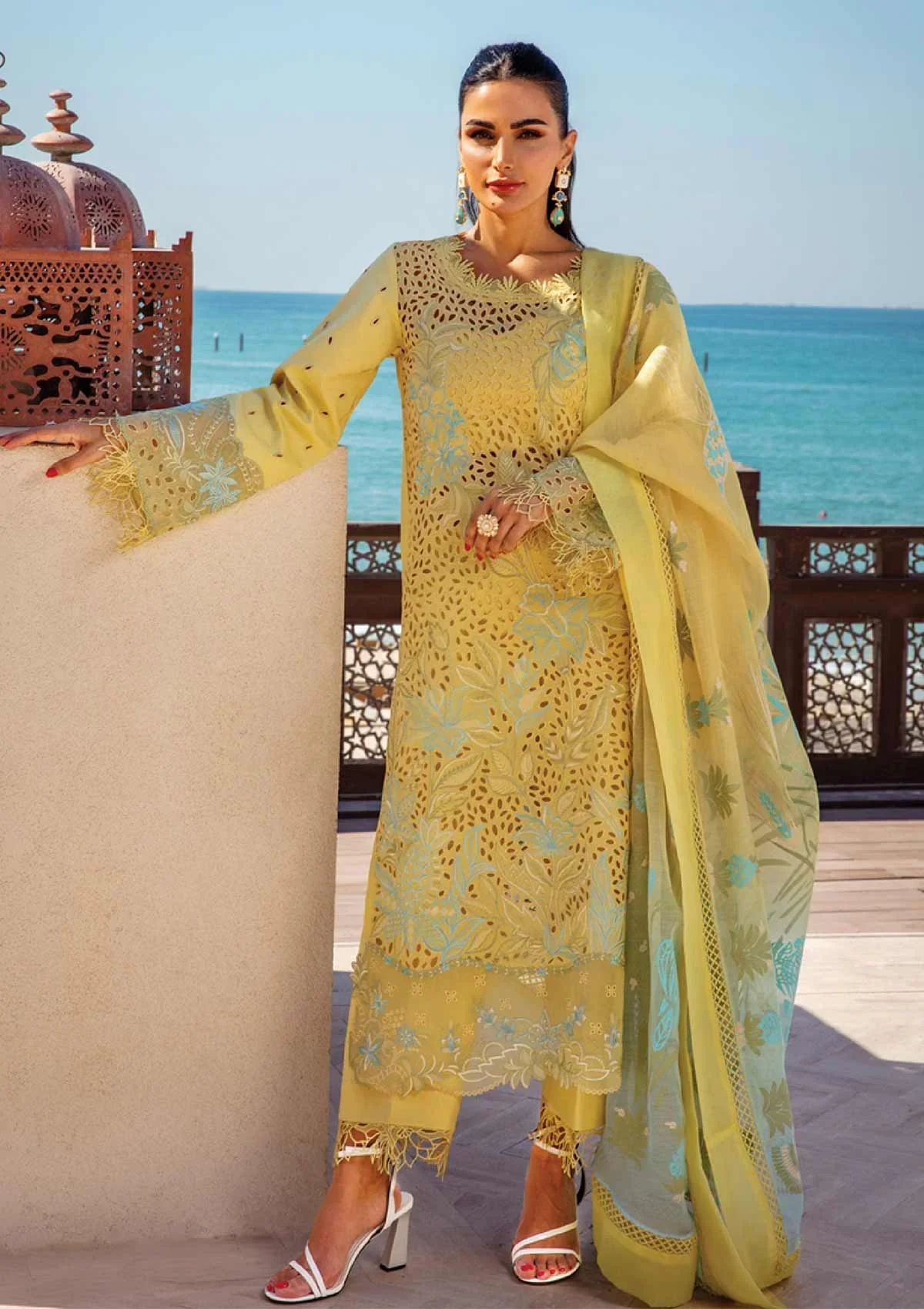 Rang Rasiya Yellow Luxury Lawn Collection Replica